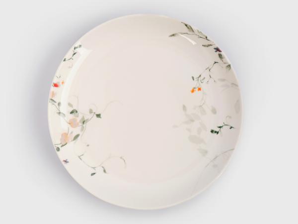 Столовый сервиз "Цветы и листья" 6/19 пр фарфор