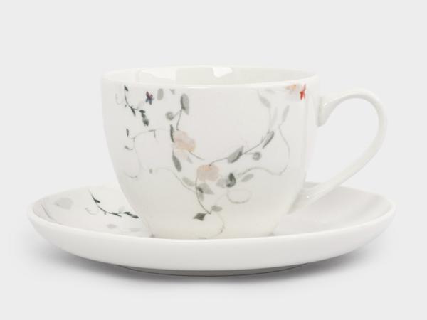 Чайный набор "Цветы и листья" 6/12 пр 220 мл