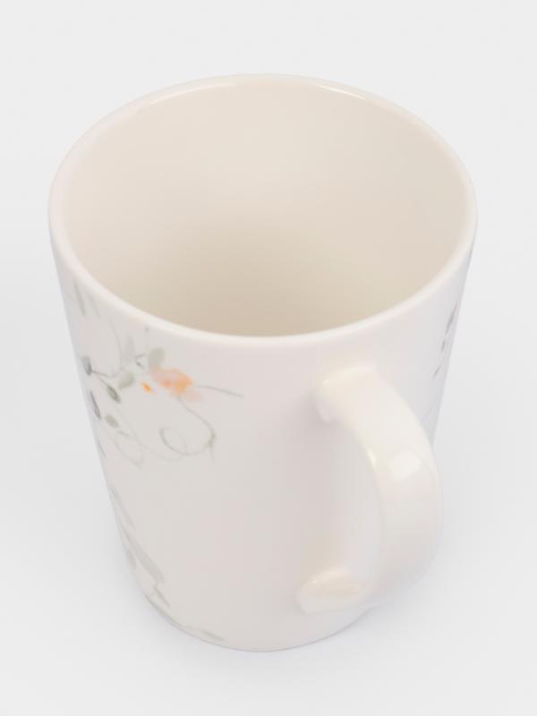 Набор кружек "Цветы и листья" 4 шт 420 мл