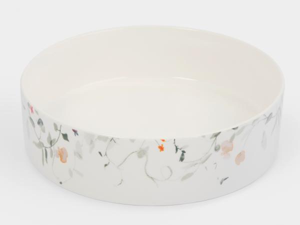 Блюдо "Цветы и листья" круглое 23х6 см