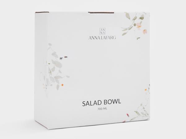 Салатник "Цветы и листья" 700 мл