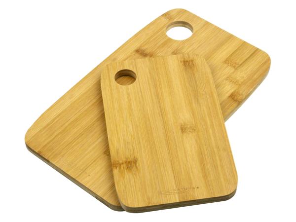 Набор разд. досок 2 шт 33х19х12 и 24х15х12 см бамбук