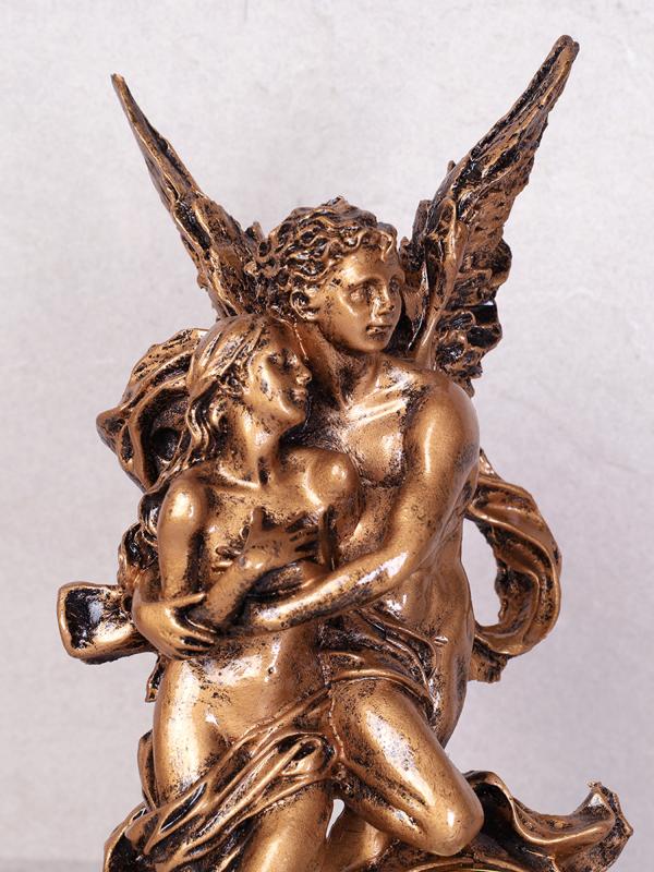 Часы "Ангел с девушкой" 13х7х25 см