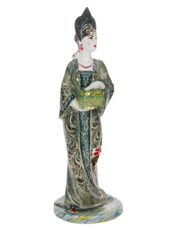Скульптура "Хозяйка медной горы", фарфор, Россия