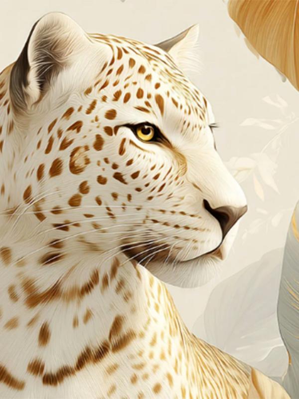 Картина "Леопард" стекло 40*50 см