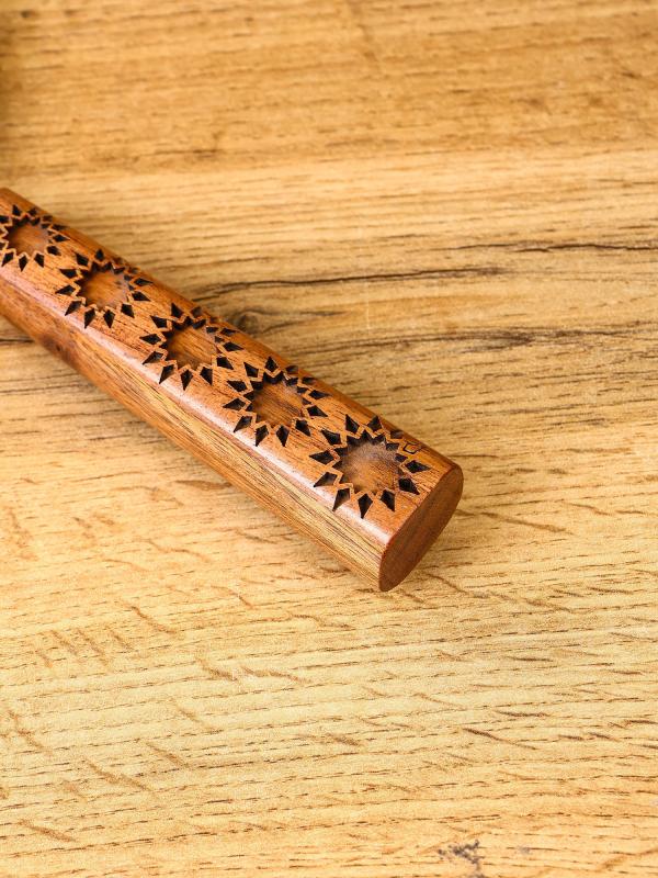 Лупа "Ватсон" 8х8х20 см латунь, манговое дерево