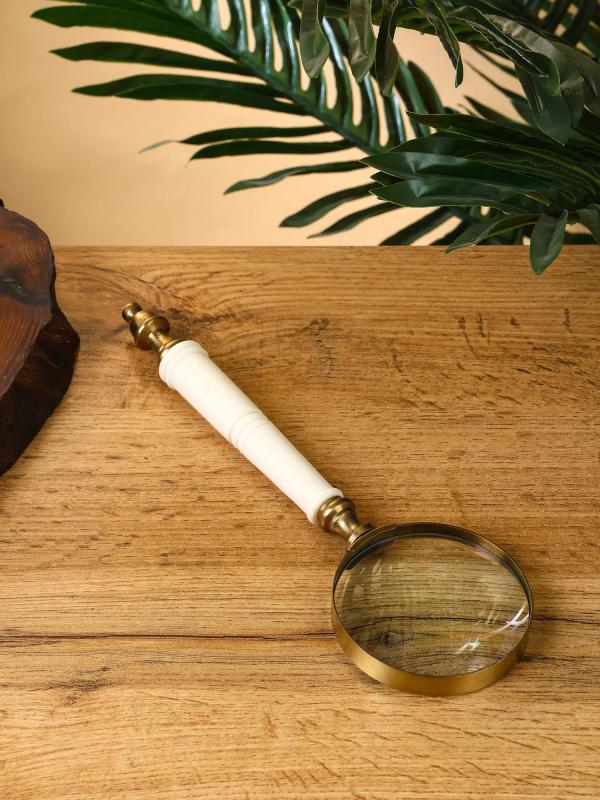 Лупа "Мориарти" 7х7х24 см латунь, смола