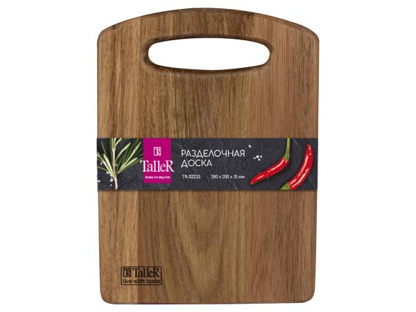 Доска разделочная 33х24 см акация