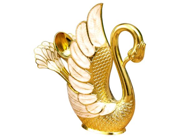 Набор десертных ложечек "Лебедь" 6 шт 8х4х14 см