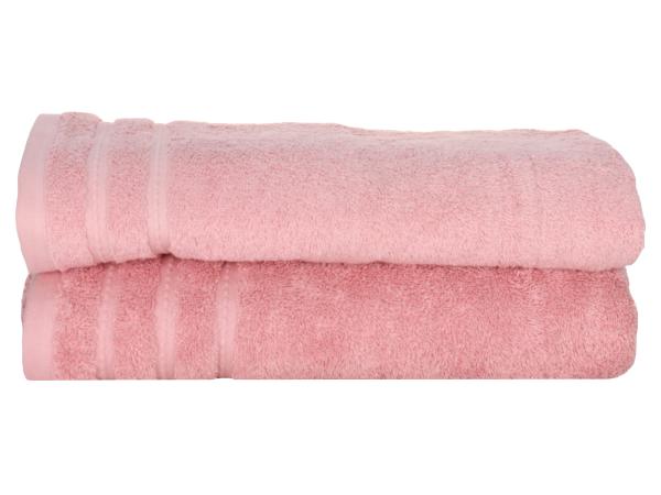 Набор полотенец "Stripe" 50х90, 70х140 персиковый