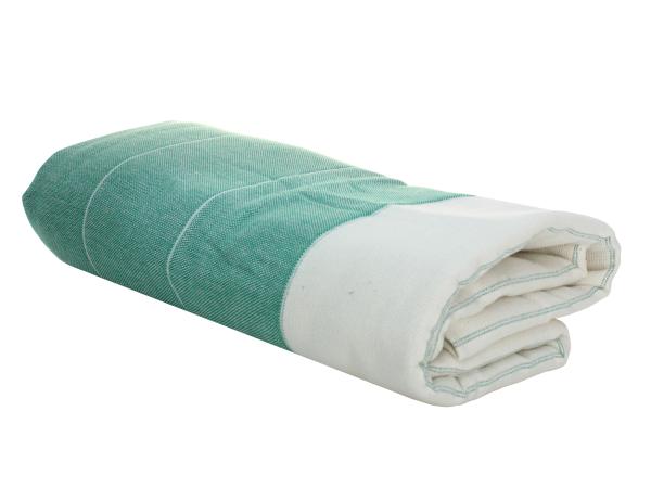 Полотенце "Pestemal" 160х170 хлопок зеленый пл. 220 гр.