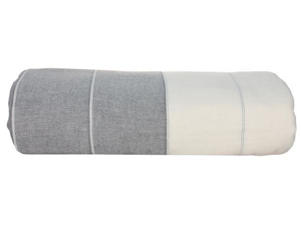 Полотенце "Pestemal" 160х170 хлопок серый пл. 220 гр.