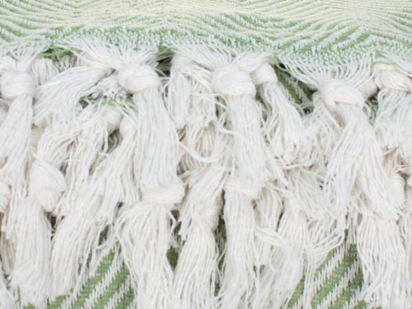 Покрывало "Softness" 180х210 хлопок зеленый