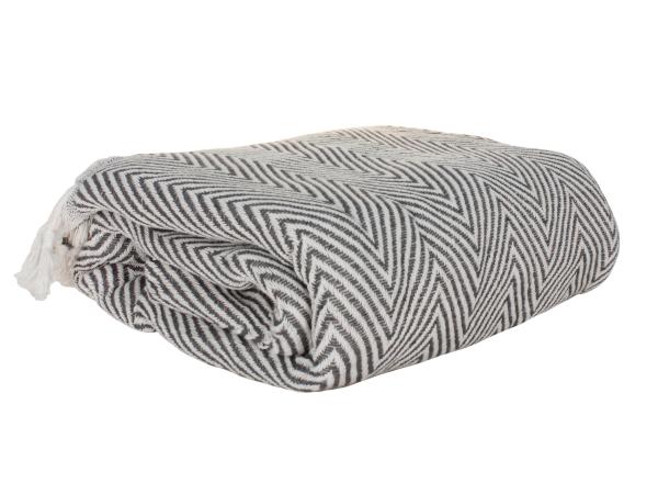 Покрывало "Softness" 180х210 хлопок серый