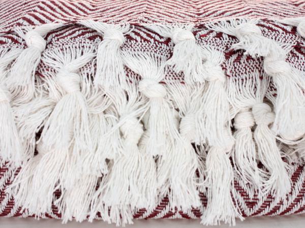 Покрывало "Softness" 180х210 хлопок бордовый Турция