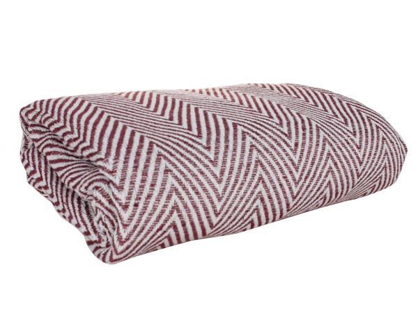 Покрывало "Softness" 180х210 хлопок бордовый Турция