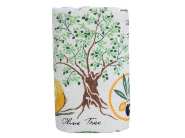 Набор салфеток "Олива" 2 редмета 40х60 велюр/махра