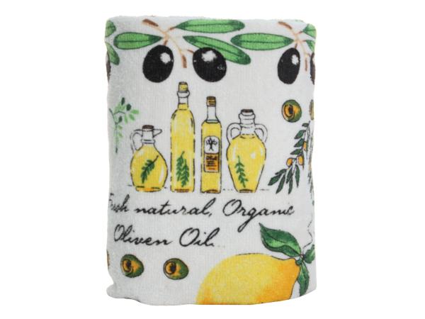 Набор салфеток "Олива" 2 редмета 40х60 велюр/махра