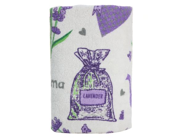 Набор салфеток "Лаванда" 40х60 велюр/махра