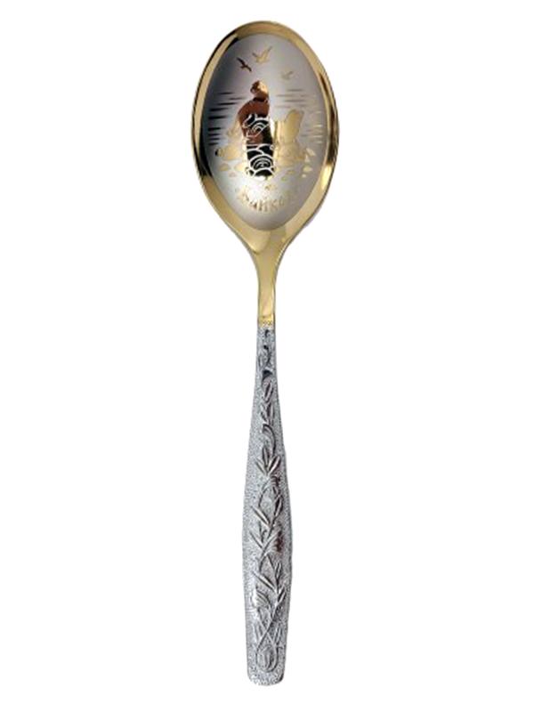 Ложка "Байкал-Нерпы" золото