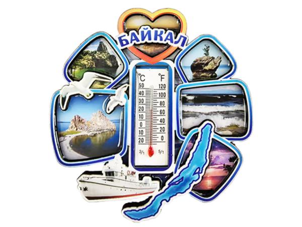 Магнит "Байкал" с термометром