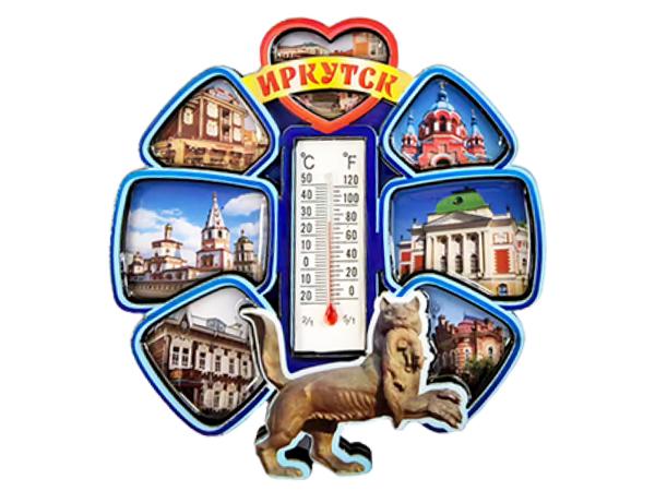 Магнит "Иркутск" с термометром
