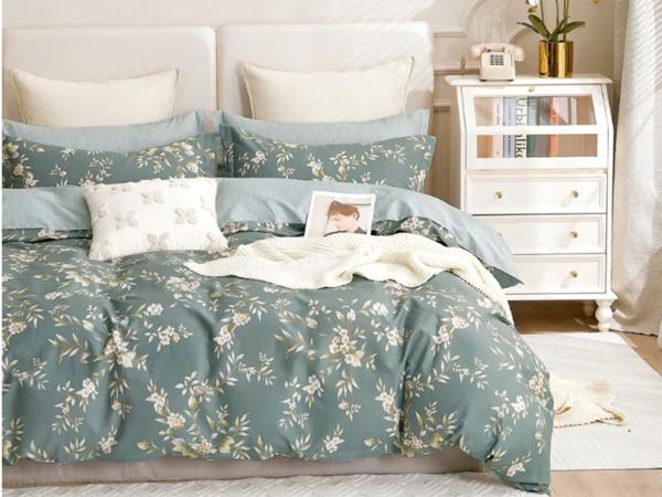 КПБ 1,5 Cleo сатин набивной "Satin de Luxe" 150*210*1 160*230*1(±5) 70*70*2(±2)