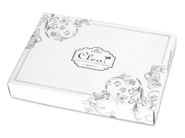 Комплект постельного белья семейный Cleo сатин набивной Satin de Luxe Россия