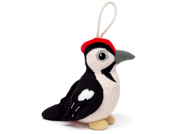 Мягкая игрушка Дятел 15 см