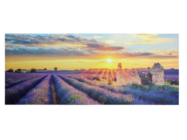 Картина "Лавандовые поля" 45х115 см