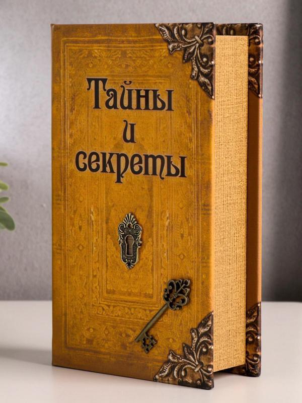 Сейф-книга "Тайны и секреты" 21х13х5 см