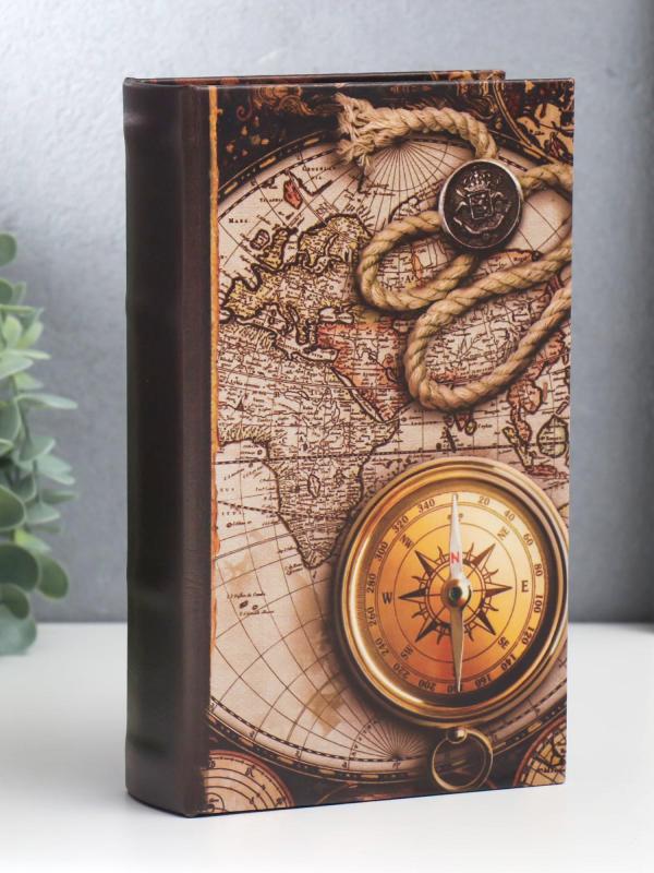 Сейф-книга "Старые карты" 21х13х5 см