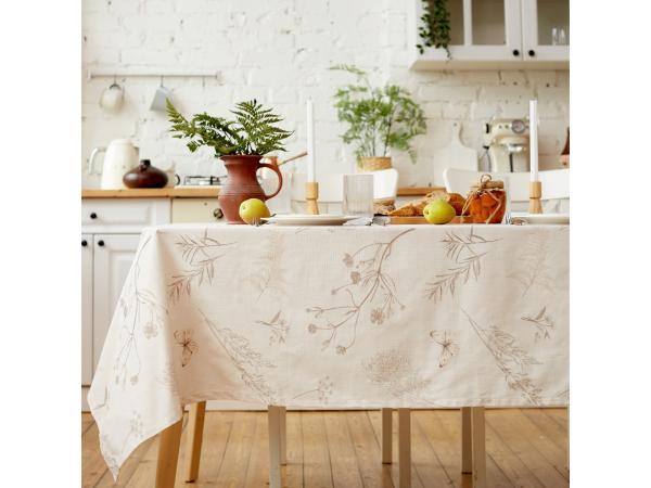 Скатерть 146х220 см "Flower herbarium"