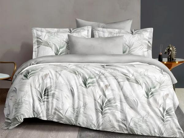 Комплект постельного белья 1,5 Cleo сатин набивной "Satin de Luxe" 150х210=1 160х230=1 70х70=2(