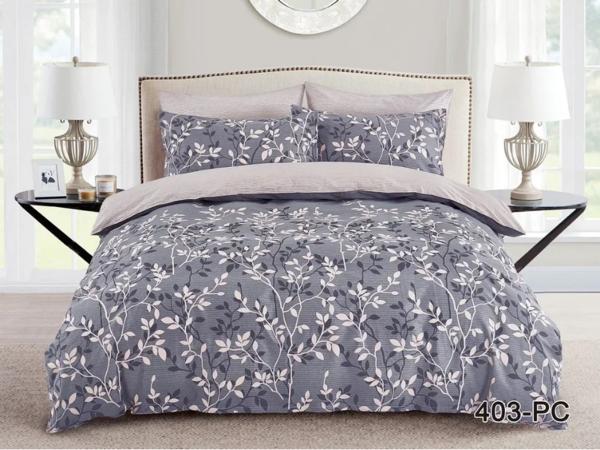 Комплект постельного белья 1,5 Cleo поплин "Pure cotton" 145х215х1 150х220*1(±5) 70х70х2(±2)