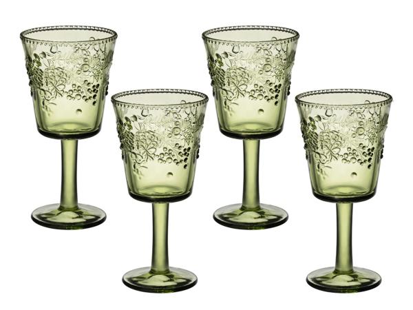Набор бокалов 4 шт "CELEBRATION GREEN" 280 мл. стекло