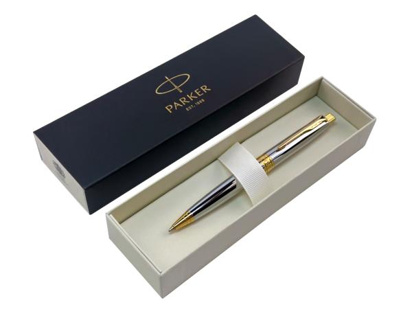 Ручка шариковая Parker M Aster shiny chrome GT