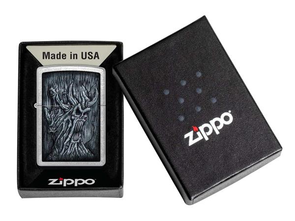 Зажигалка "Zippo" Evil Tree серебристая