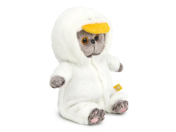 кот Басик в комбинезоне "Гусик" 20 см мягкая игрушка