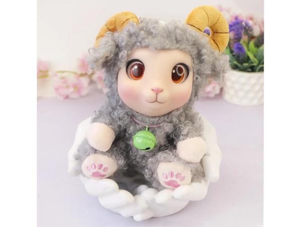 Овечка кучерявая 16 см мягкая игрушка