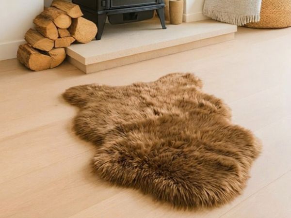 Коврик "Альпака" 60х90 см бежевый