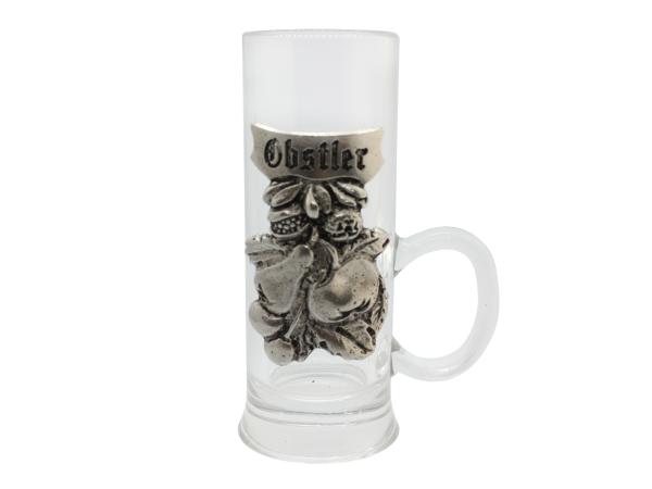 Набор из 2-х стопок стекло олово