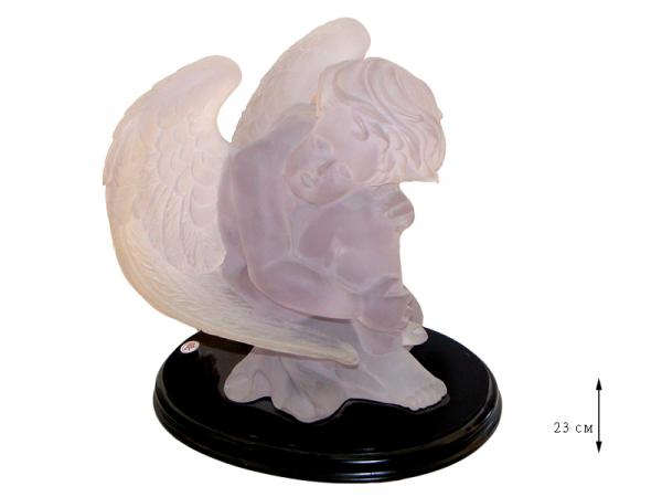 Фигурка  ангелочек с подсветкой 23х23 см