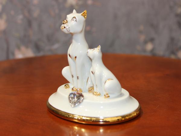 Фигурка "Собачки" 9,3 см Италия, Porcellane RG фарфор