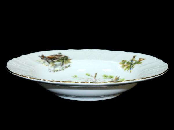 Тарелка суповая "Охотничьи сюжеты" 23 см