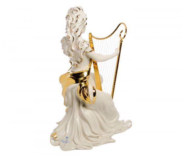 Скульптура "Девушка с арфой" 38 см