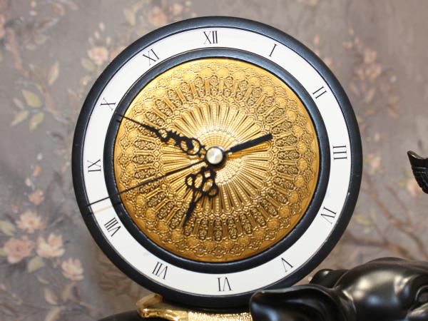 Часы "Шелковый путь" 28х14х37 см, мрамор, дерево, Credan S.A, Испания