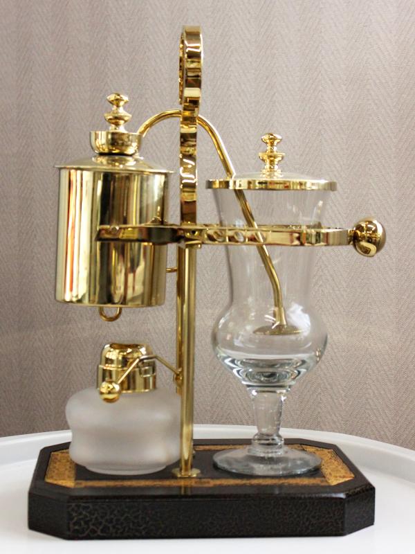 Прибор для варки кофе, дерево/латунь, Credan S.A, Испания