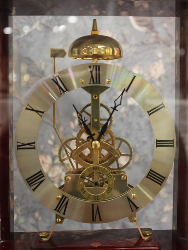 Часы "Лувр" 38 см, дерево, латунь, стекло, Credan S.A, Испания