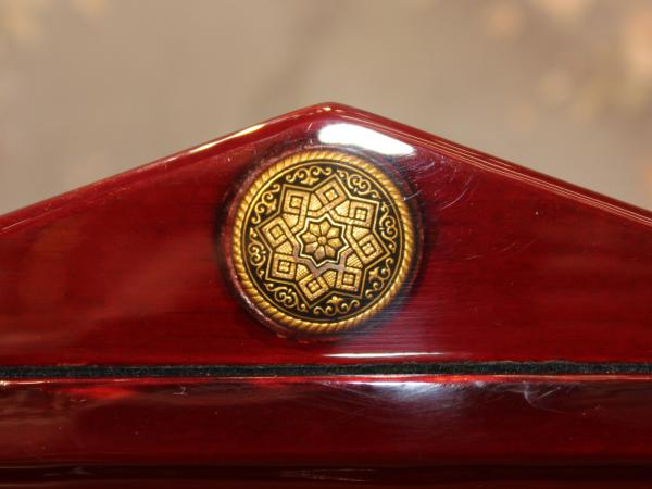 Часы "Лувр" 38 см, дерево, латунь, стекло, Credan S.A, Испания